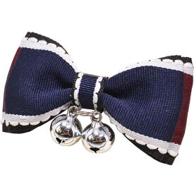 猫 犬 首輪 鈴 セーフティ バックル ペット用 ネックレス アクセサリー 装飾 かわいい 蝶ネクタイ ベル リボン