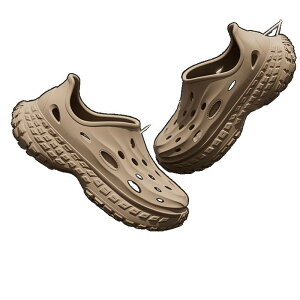 クロッグサンダル メンズ ドライビング スポーツ EVA素材 アウトドア レジャー 登山 釣り 水陸両用 軽量 厚底 クッション性 快適 滑り止め 通気性 速乾 防臭 穴あきデザイン