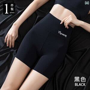 バイクショーツ 美脚 細見え スリムフィット トレーニング ヨガレギンス レディース 露出防止 夏 薄手 大きい サイズ ブラック グレー ベージュ