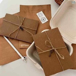 羊皮紙 自然 皮革 ヴィンテージ セット A5 手書き ロマンチック 告白 祝福 便箋 封筒 アクセサリー ステッカー 麻縄 恋人 家族