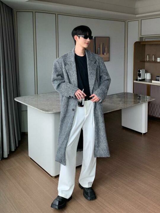 楽天市場】コート メンズ ウール ジャケット ロング おしゃれ 秋冬 