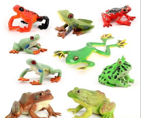 昆虫 フィギュア おもちゃ 模型 子供 コレクション 動物 プラスチック カエル ヒキガエル ウシガエル 蛙 リアル