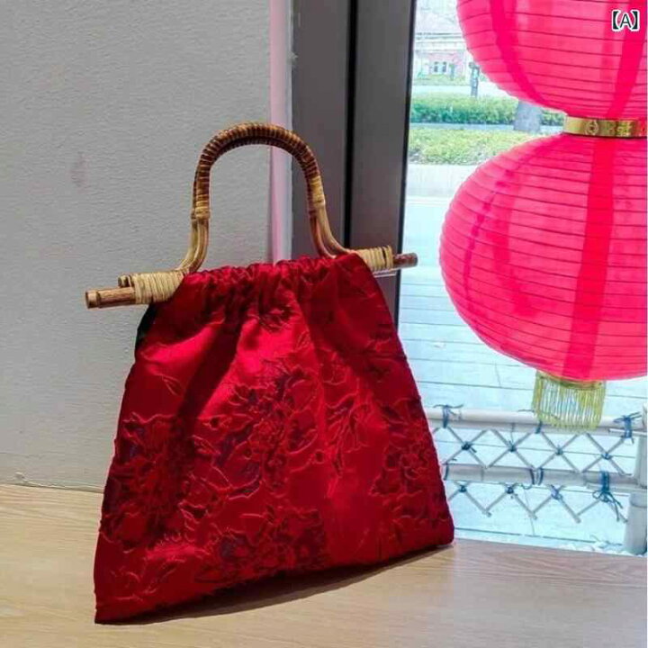 楽天市場】バンブーハンドル バッグ レディース 鞄 和風 和装 