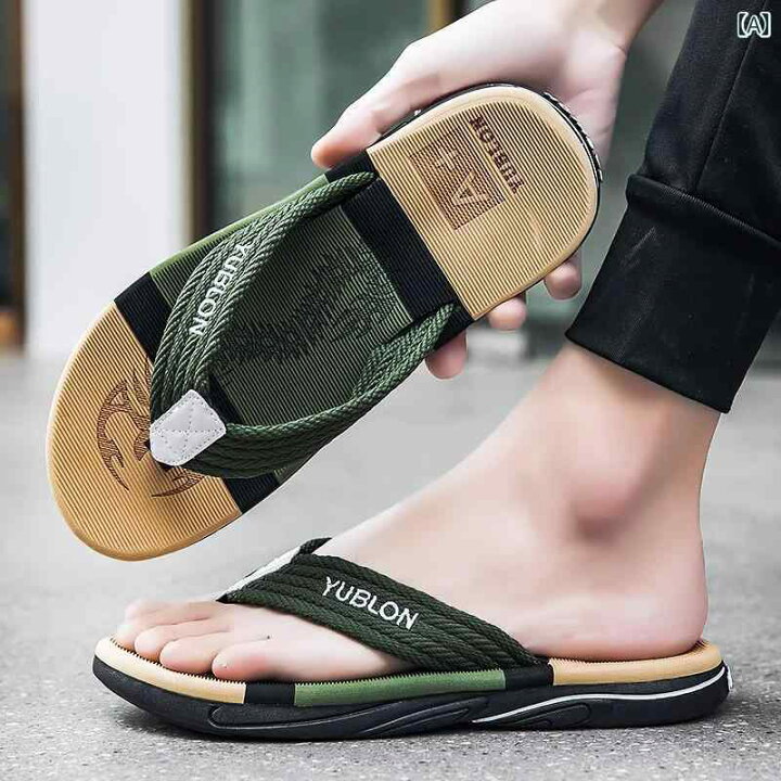 予約販売】サンダル メンズ フラット ビーチサンダル ビーサン スリッパ バイカラー ブラック ネイビー カーキ カジュアル スポーティー 海 プール  夏 靴 ブラック お洒落 ストリート 24.5cm25cm/25.5cm/26cm/26.5cm/27cm/27.5cm |  favoriteselect [カッキガッキ]ビーチサンダル メンズ 無地 オシャレ 夏 24.5-26.5cm ペアビーチサンダル サンダル アウトドア 防臭/