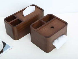 ティッシュケース ティッシュボックス 木製 おしゃれ シンプル 北欧 多機能 リビング ホーム リモコン 小物 収納