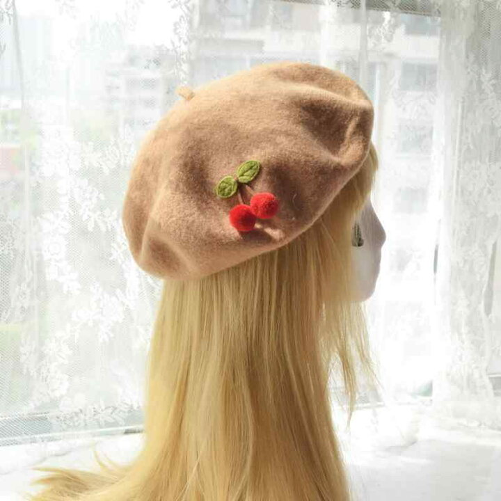 楽天市場】ベレー帽 レディース 帽子 かわいい 森ガール フェルト  