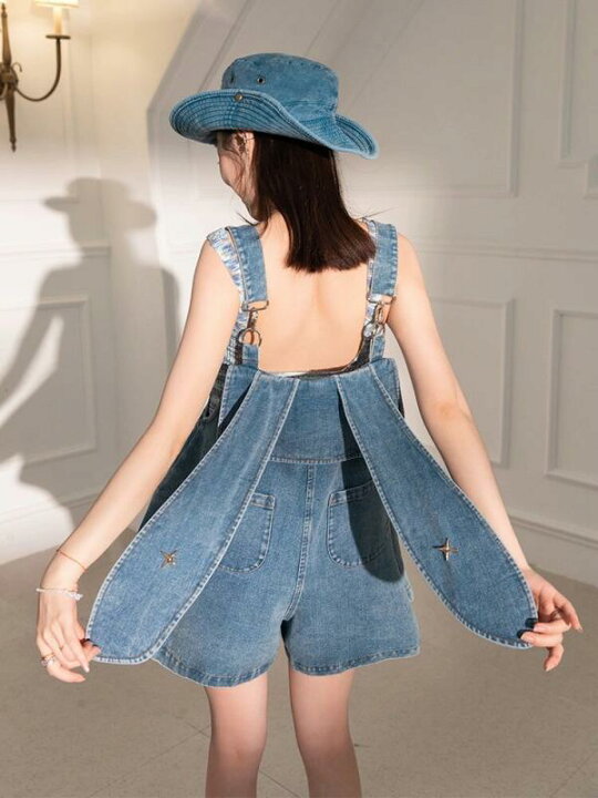 楽天市場】サロペット パンツ レディース オーバーオール つなぎ うさ 