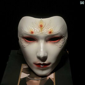 マスク コスプレ ハロウィン 仮装 ホラー ドレスアップ 衣装 パフォーマンス ダンスパーティー 中国風 樹脂
