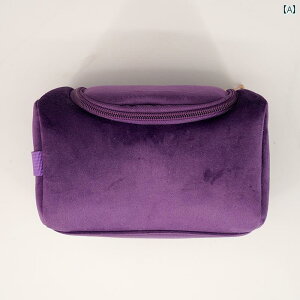 エッセンシャルオイル 収納 ケース アロマ ボックス 精油 袋 ベルベット 厚手 大容量 ポータブル クラッチ 化粧品 パープル ブルー キャメル