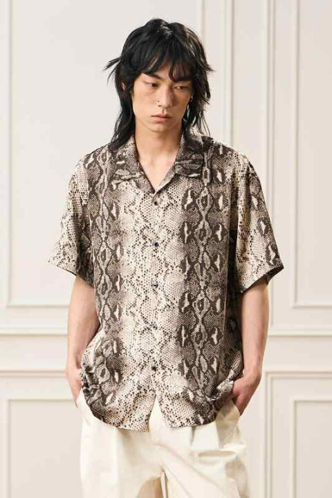 楽天市場】シャツ メンズ レディース パイソン柄 ヘビ柄 半袖 スネーク 