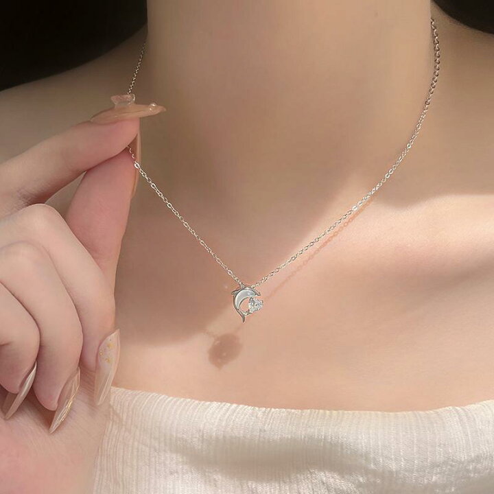 楽天市場】イルカ ネックレス レディース ドルフィン アクセサリー 