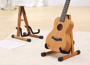 ギター スタンド 縦置き フロア 無垢材 Aフレーム 楽器 ウクレレ フォーク エレキ アコースティック クラシック エレクトリック フロアスタンディング