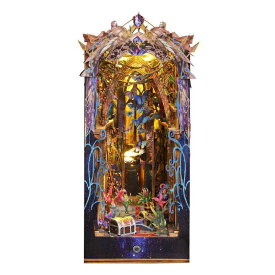 ドールハウス ミニチュアハウス DIY 手作りキット 木製 3D立体 建築模型 パンドラの箱 シーン ブックエンド 本立て 大人向け 趣味 置物 インテリア オブジェ