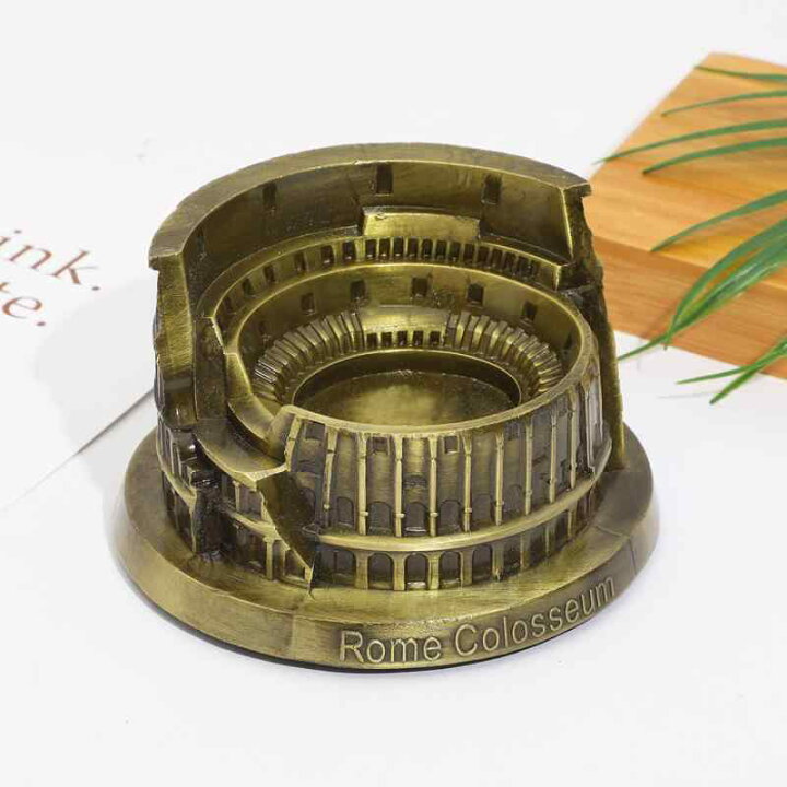 楽天市場】灰皿 ローマ コロッセオ 模型 金属製 合金製 工芸品 