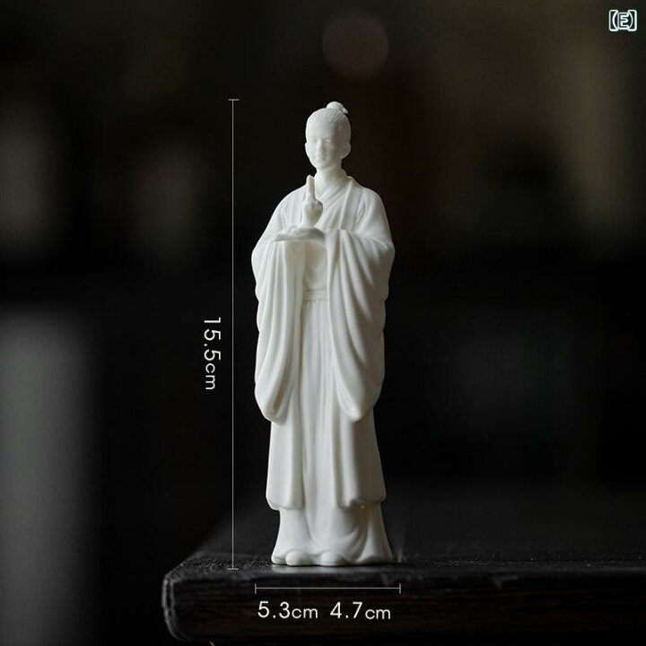楽天市場】置物 少年道士 道教人物像 陶磁器 禅意 新中国風 モダン 