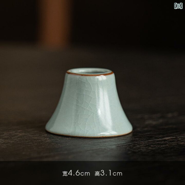楽天市場】蓋置き 汝窯 紫砂 陶磁器 高級感 経年変化 育てる 茶器 