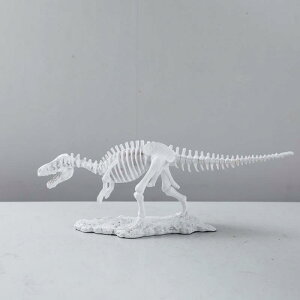 置物 恐竜 覇王龍 化石 骨格 標本 オブジェ レトロ風 シンプル モダン ユニーク 精巧 インテリア デコレーション 子供部屋 オフィス リビング 書斎 寝室 玄関 樹脂製 ホワイト ブラック アイ