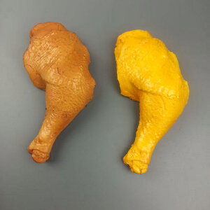 食品サンプル ローストダックレッグ ローストチキン 鶏もも肉 鴨肉 PVC製 リアル 精巧 本物そっくり オーブン焼き風 焼き色 ディスプレイ 撮影用 店舗用 販促品 飲食店 飾り付け オブジェ 見