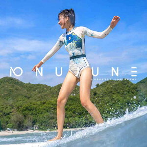 サーフィン フルスーツ レディース 長袖 ワンピース ジッパー クラゲ対策 日焼け止め 水着 ダイビング スリム セクシー クラゲ対策 スイミング ホワイト