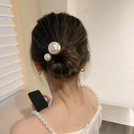 ヘアアクセサリー レディース レディース用 かんざし 簪 U字型 まとめ髪 アップヘア お団子ヘア シニヨン…