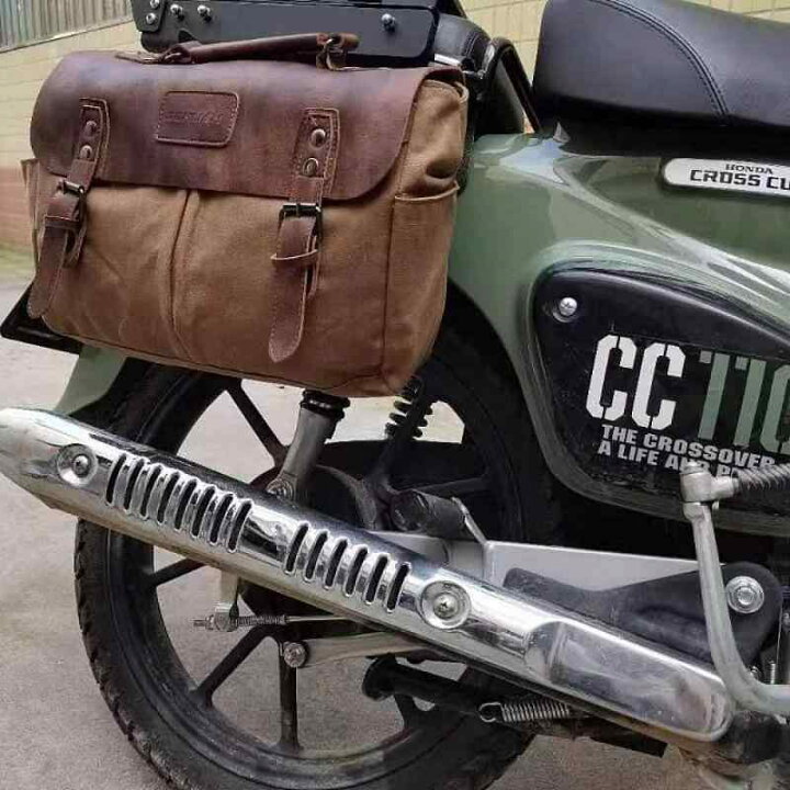 楽天市場】バイク用サイドバッグ サドルバッグ 帆布製 キャンバス 防水 