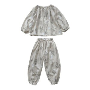 キッズ パジャマ 男の子 女の子 ベビー ルームウェア 薄手 竹繊維 綿 ガーゼ 長袖 長ズボン 上下セット 吸湿速乾 吸汗速乾 部屋着 寝間着 室内着 通気性 春 夏 秋 冷房対策 動物柄 花柄 総柄