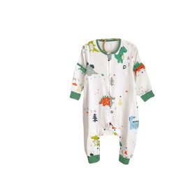 スリーパー ベビー キッズ 足付き 寝冷え防止 春夏秋用 竹繊維 竹綿ガーゼ 抗菌 吸湿性 通気性 薄手 袖着脱式 キャラクター柄 寝間着 パジャマ