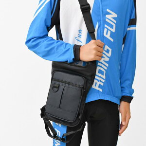 レッグバッグ メンズ 男性用 ウエストバッグ ボディバッグ オートバイ サイクリング ツーリング バイク アウトドア スポーツ 釣り ルアーフィッシング 旅行 トラベル 防水 オックスフォード