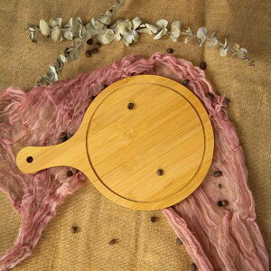 トレイ 竹製 木製 ピザトレー 丸型 円形 家庭用 おしゃれ 北欧風 食品グレード カフェ風 フライドチキン ステーキ パン デザート 盛り付け プレート 食卓用 業務用