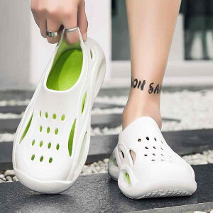 クロッグサンダル メンズ ビーチ ウォーターシューズ EVA素材 軽量 ソフトソール 厚底 通気性 スリッポン ドライビングシューズ アウトドア スポーツサンダル 夏用