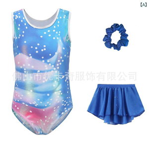 レオタード キッズ 女の子 かわいい きらきら ホットスタンピング チュールスカート ヘアアクセサリー付き バレエ 新体操 体操 ダンスウェア 練習着 レッスン着 発表会衣装 ポリエステル ポ