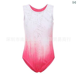 バレエ レオタード キッズ 女の子 メタリック光沢 かわいい ポリエステル スパンデックス 伸縮性 練習着 体操服 ダンスウェア 発表会衣装 欧米風 ピンク パープル ブルー グリーン