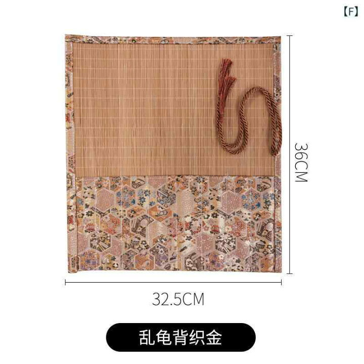 楽天市場】筆巻き 中国風 布製 錦織り 刺繡 金糸 書道筆 文房四宝 収納 