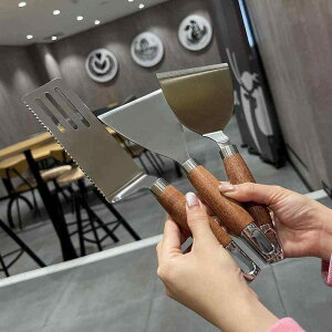 ヘラ ステンレス製 調理用 ピザ ステーキ 鉄板焼き フライ返し ターナー ケーキサーバー 製菓道具 ティラミス デザート 半円形 四角形 三角形 キッチンツール 食材取り分け サービング