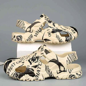 サンダル メンズ クロッグサンダル 夏用 EVA素材 厚底 防滑 防臭 釣り ビーチ 水陸両用 アウトドア 外履き 軽量 通気性 カジュアル