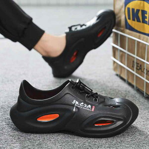 サンダル メンズ クロッグ スポーツサンダル つま先保護 クローズドトゥ 水陸両用 軽量 防滑 防臭 EVA素材 ソフトな履き心地 クッション性 厚底 スリッポン 外履き 普段使い アウトドア 釣り