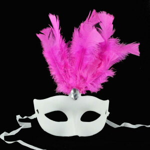 仮面 レディース 大人用 子供用 フェザーマスク ハーフフェイス アイマスク プラスチック製 ホワイト プリンセス ダンスパーティー 舞踏会 仮装 コスプレ イベント ハロウィン クリスマス