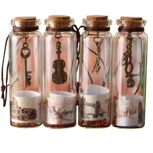 ボトル 子供 学生 小学生 中学生 願いのボトル メッセージボトル おしゃれ クリエイティブ レトロ プチギフト 贈り物 プレゼント 卒業祝い 入学祝い 記念品 ご褒美 景品 賞品 同級生 クラス