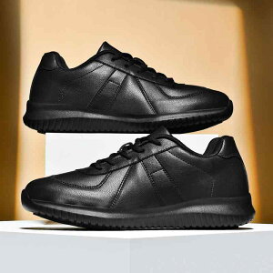 コックシューズ 男女兼用 防水 耐油 滑り止め 厨房 業務用 飲食店 作業靴 合成皮革 フラットソール 通気性 耐摩耗性 ローカット レースアップ カジュアルシューズ オールシーズン