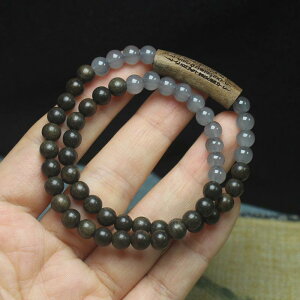 数珠 男女兼用 沈貴宝木 6mm 二重巻き 五条経 ハーフバングルデザイン 木製 腕輪念珠 仏教数珠 コレクション 民族風 お守り 開運アクセサリー