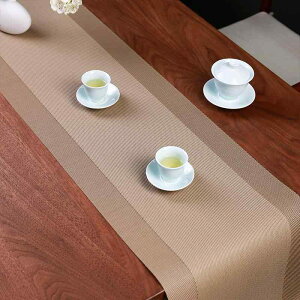 テーブルランナー テーブルセンター モダンアジアン 禅風 和モダン 高級感 防水 撥水 耐熱 PVC素材 茶器マット ティーマット コーヒーテーブル テレビ台 茶台 飾り棚 リビング ダイニング イ