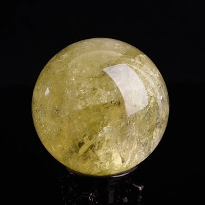 天然 黄水晶 丸玉 置物 オブジェ ブラジル産 手作り 風水 開運 金運 仕事運 招財 パワーストーン 開業祝い オフィス リビング インテリア 玄関 飾り 記念品 ギフト