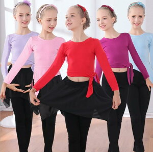 レオタード キッズ 女の子 ジュニア ダンスウェア 上下セット セットアップ ラテンダンス バレエ 体操 新体操 練習着 トレーニングウェア 長袖 半袖 ロングパンツ 七分丈パンツ スカート付