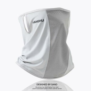 フェイスカバー 男女兼用 UVカット 紫外線対策 接触冷感 通気性 耳掛け フルフェイス ゆったり ビッグサイズ 首元カバー ネックガード ポリエステル メッシュ 防塵 日よけ 普段使い レジャー