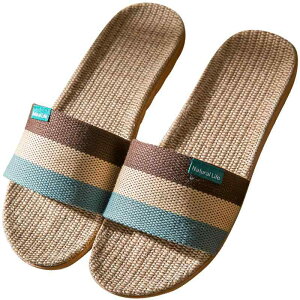 サンダル メンズ 男性用 亜麻 リネン ルームシューズ スリッパ 室内履き ベランダ オフィス 春 夏 秋 滑り止め 防臭 通気性 吸湿速乾 快適 涼しい 普段使い