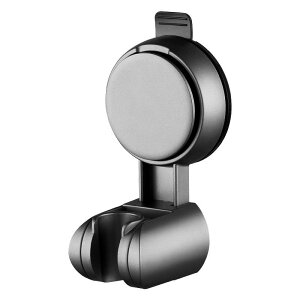 シャワーホルダー 浴室用 強力吸盤式 シャワーフック 穴あけ不要 壁掛けタイプ ドリル不要 シャワーヘッド固定スタンド 可動式 位置調整可能 バスルーム ユニバーサル対応