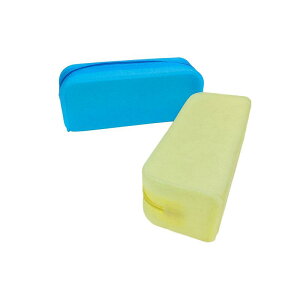 ペンケース 男女兼用 シリコン ラメ グリッター クリア 大容量 ファスナー 文具 メイクブラシ 化粧品 小物入れ 収納 ポーチ 多機能 柔らかい 軽量 整理整頓 韓国風 おしゃれ イエロー ブルー