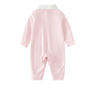 ロンパース ベビー 新生児 赤ちゃん服 男女兼用 春 秋 冬 オールシーズン対応 純綿 コットン100% ニット素材 柔らか 肌に優しい 通気性 吸湿性 快適 着心地抜群 退院着 お宮参り お食い初め 記