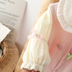 ベビー 女の子 ロンパース 春 秋 プリンセス風 かわいい おしゃれ 長袖 カバーオール 綿混 ポリエステル お出かけ服 新生児 0歳 1歳 ダブルボタン ピンク 出産祝い 普段使い