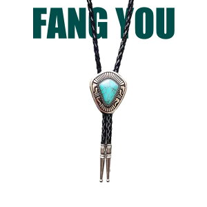 ボロタイ 男女兼用 ループタイ アメリカン ウェスタン アメカジスタイル ネイティブアメリカン インディアン ターコイズ 幾何学模様 合金 普段使い カジュアル フォーマル